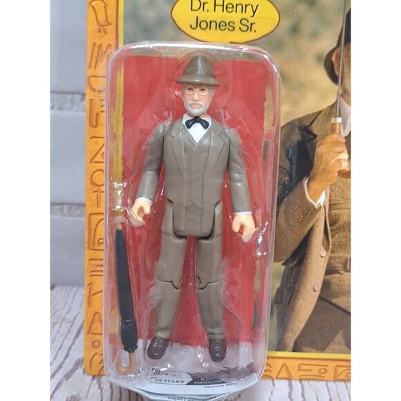 NWT Kenner, Indian Jones Retro Dr. Henry Jones Sr. Action Figure - Picture 2 of 5